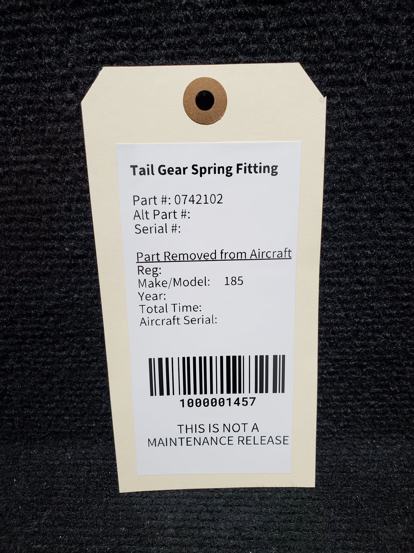 Tail Gear Spring Fitting