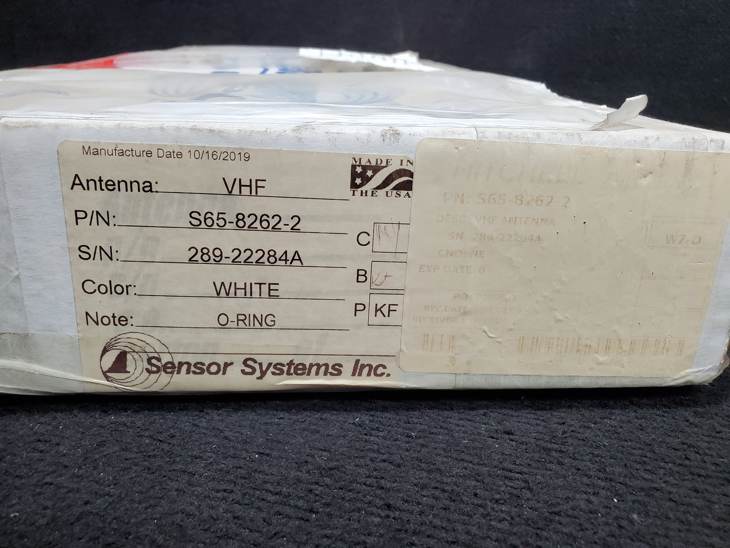 NEW - VHF Antenna - Sensor Systems Inc. - MISC