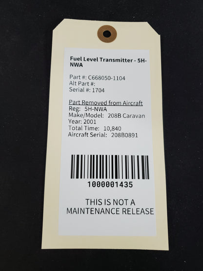 Fuel Level Transmitter - 5H-NWA
