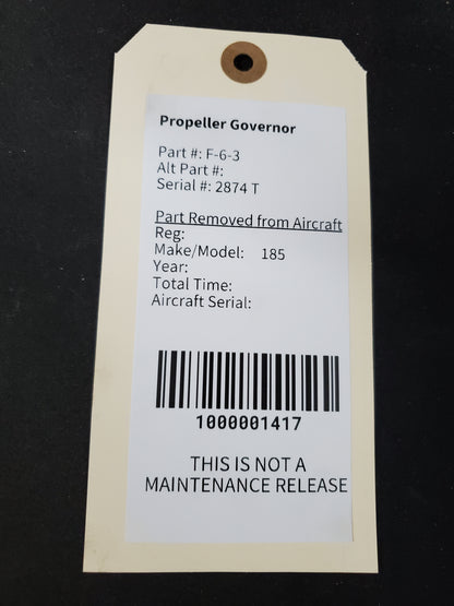 Propeller Governor