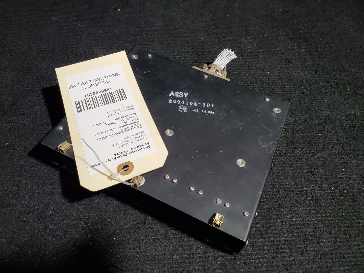 Annunciator Panel Assy - Grimes Aerospace - 5Y-RNA