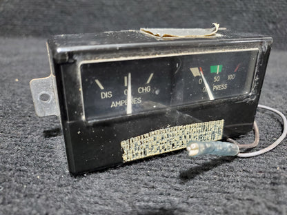Oil pressure & Ammeter Indicators - Cessna - C-FJEZ