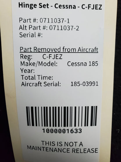 Hinge Set - Cessna - C-FJEZ