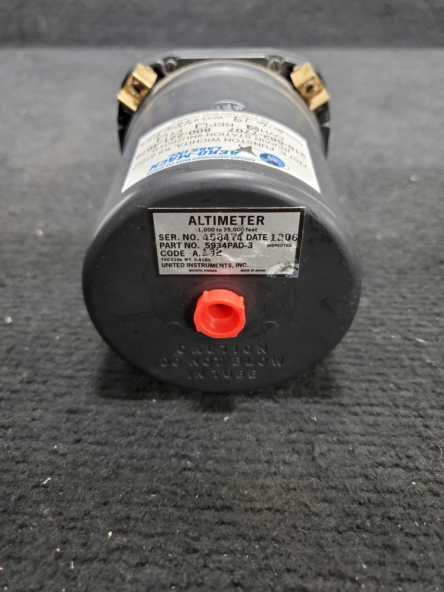 Altimeter - United Instruments - 5Y-ZBW