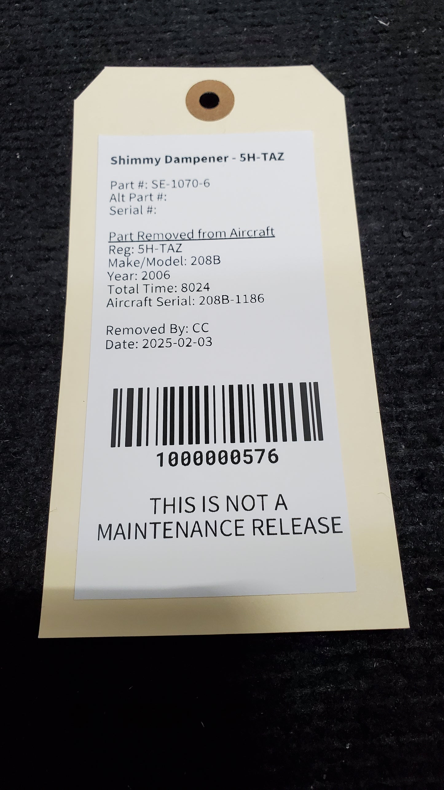 Shimmy Dampener - Lord - 5H-TAZ