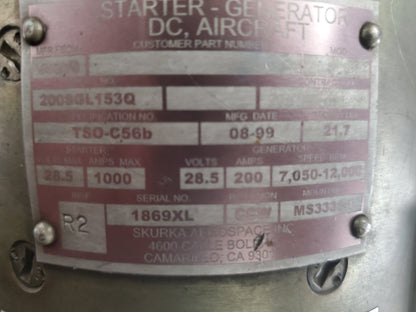 Starter Generator - Cessna - 5Y-ZBW