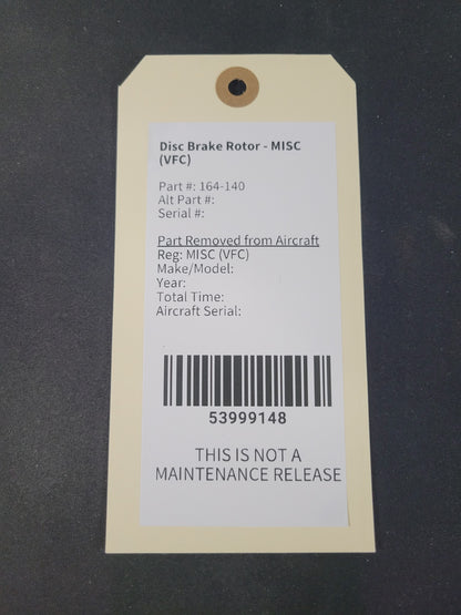 Disc Brake Rotor - MISC (VFC)