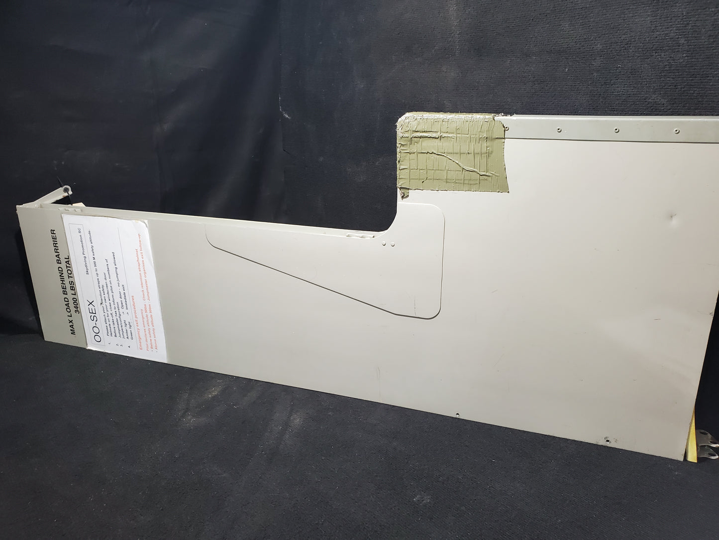 Half Cargo Barrier - Cessna - OO-SEX