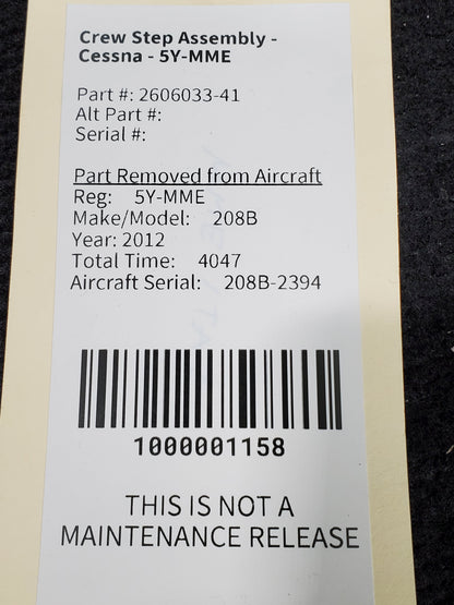 Crew Step Assembly - Cessna - 5Y-MME