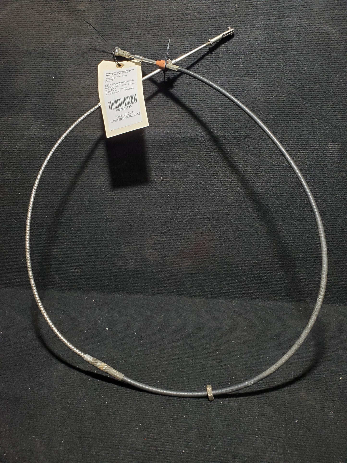 Emergency Power Control Assy - Cessna - 5Y-ZBW
