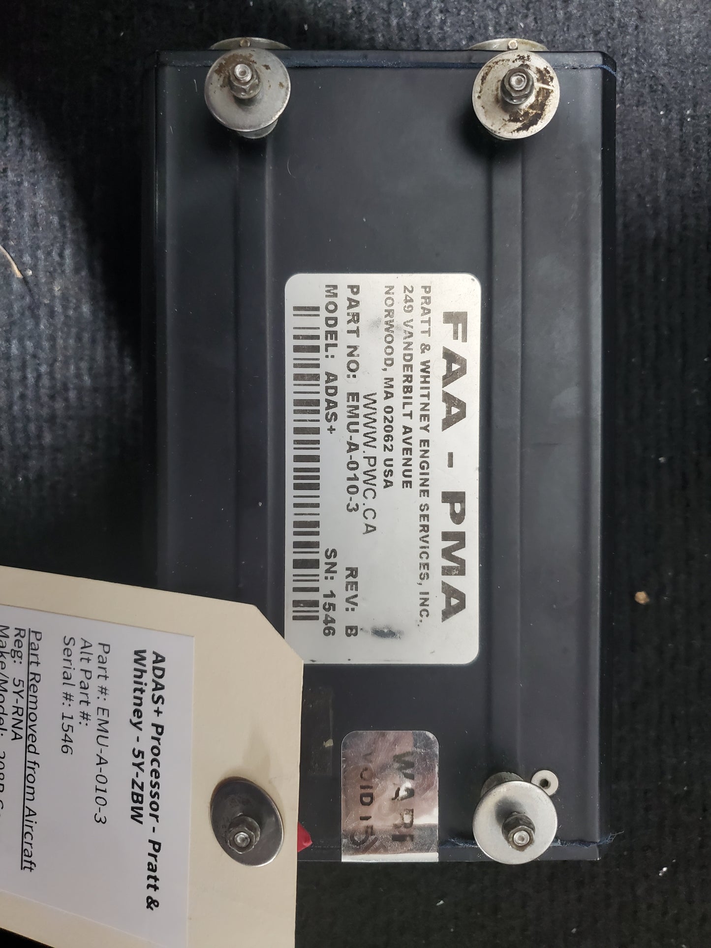 ADAS+ Processor - Pratt & Whitney - 5Y-ZBW