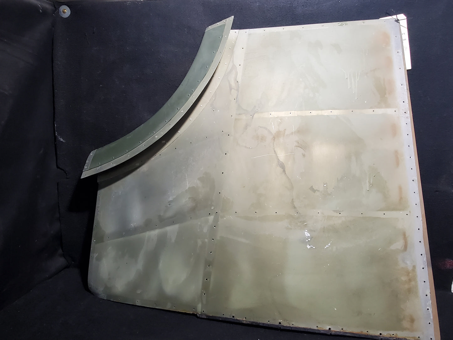 Front Edge and Lower RH Fin Skins - Cessna