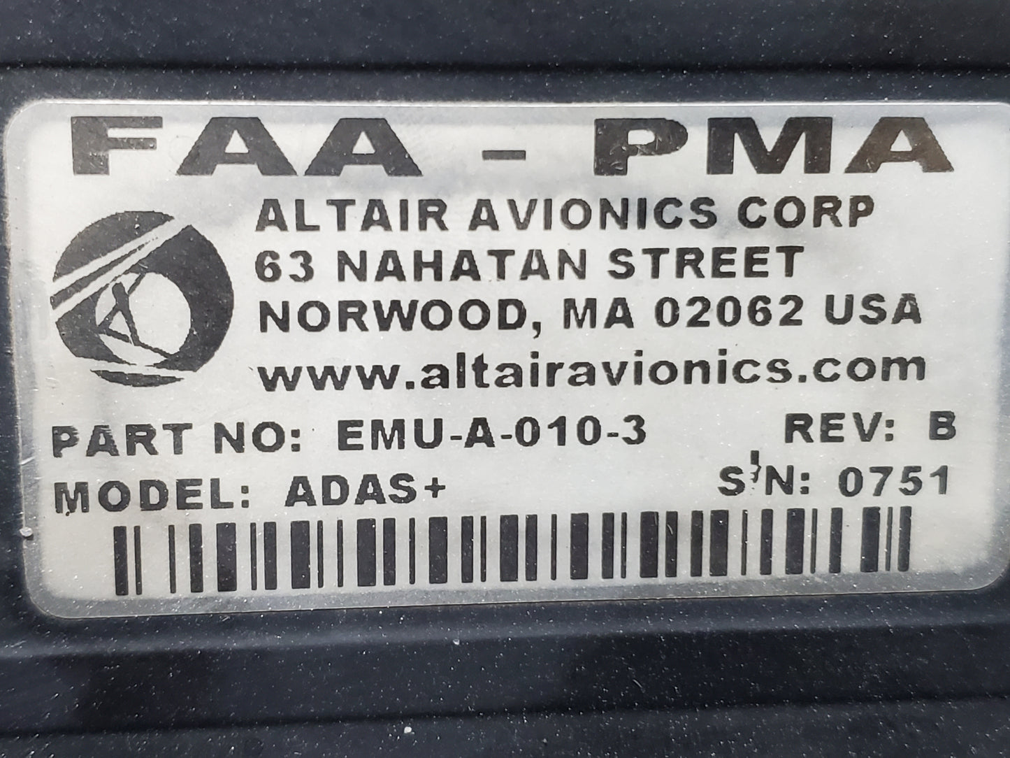 ADAS+ Processor - Altair - 5Y-ZBW