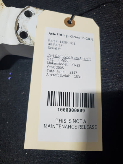 Axle Fitting - Cirrus - C-GDJL