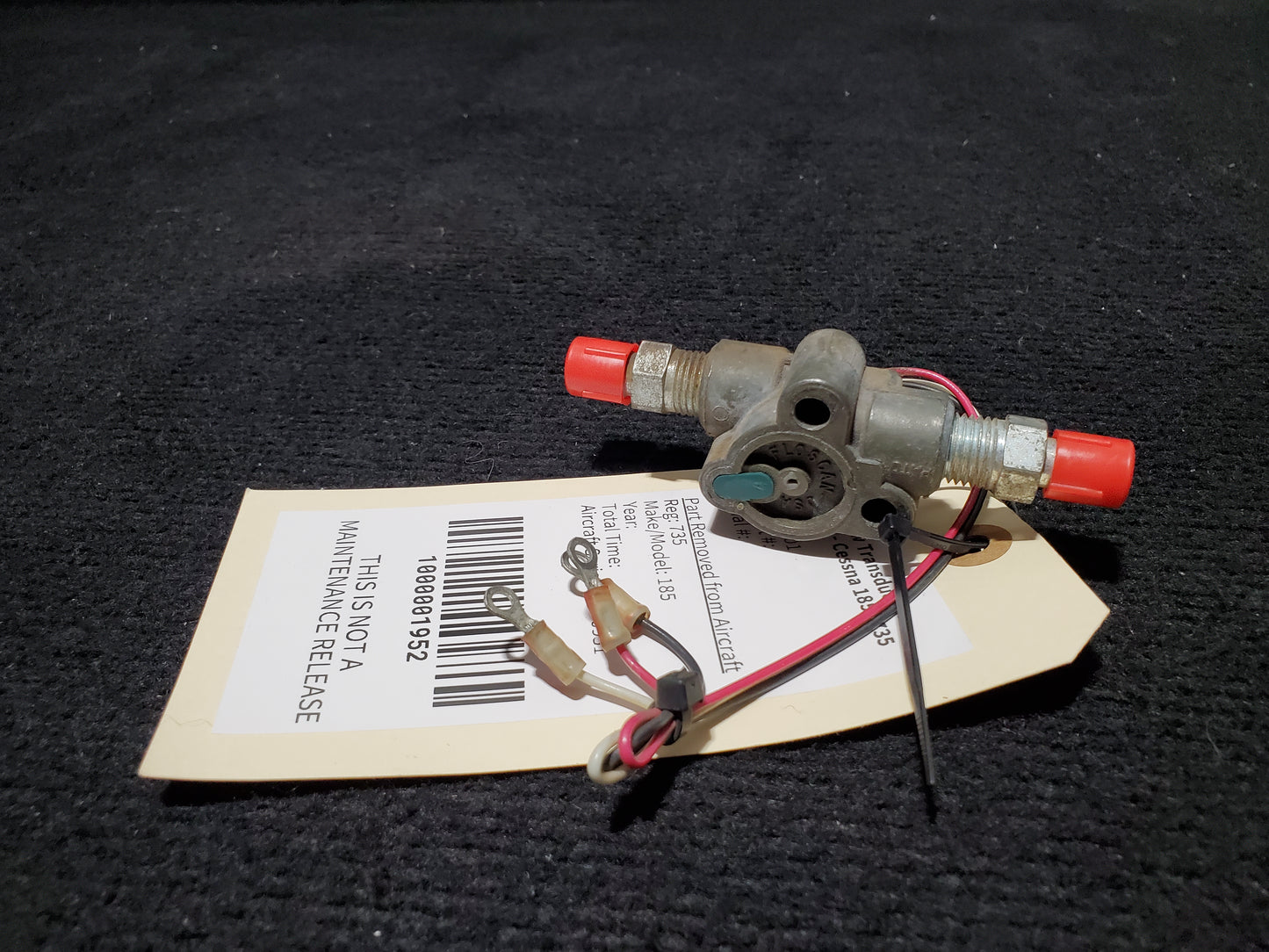 Fuel Flow Transducer - Floscan - Cessna 185 - 735