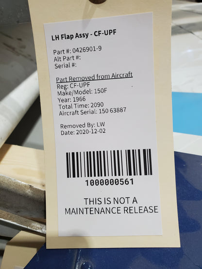 LH Flap Assy - Cessna - CF-UPF