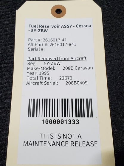 Fuel Reservoir ASSY - Cessna - 5Y-ZBW