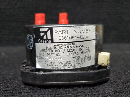 Airspeed Indicator - Sigma Tek - OO-SEX