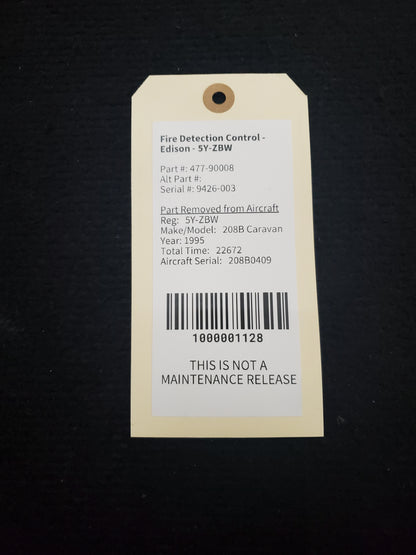 Fire Detection Control - Edison - 5Y-ZBW