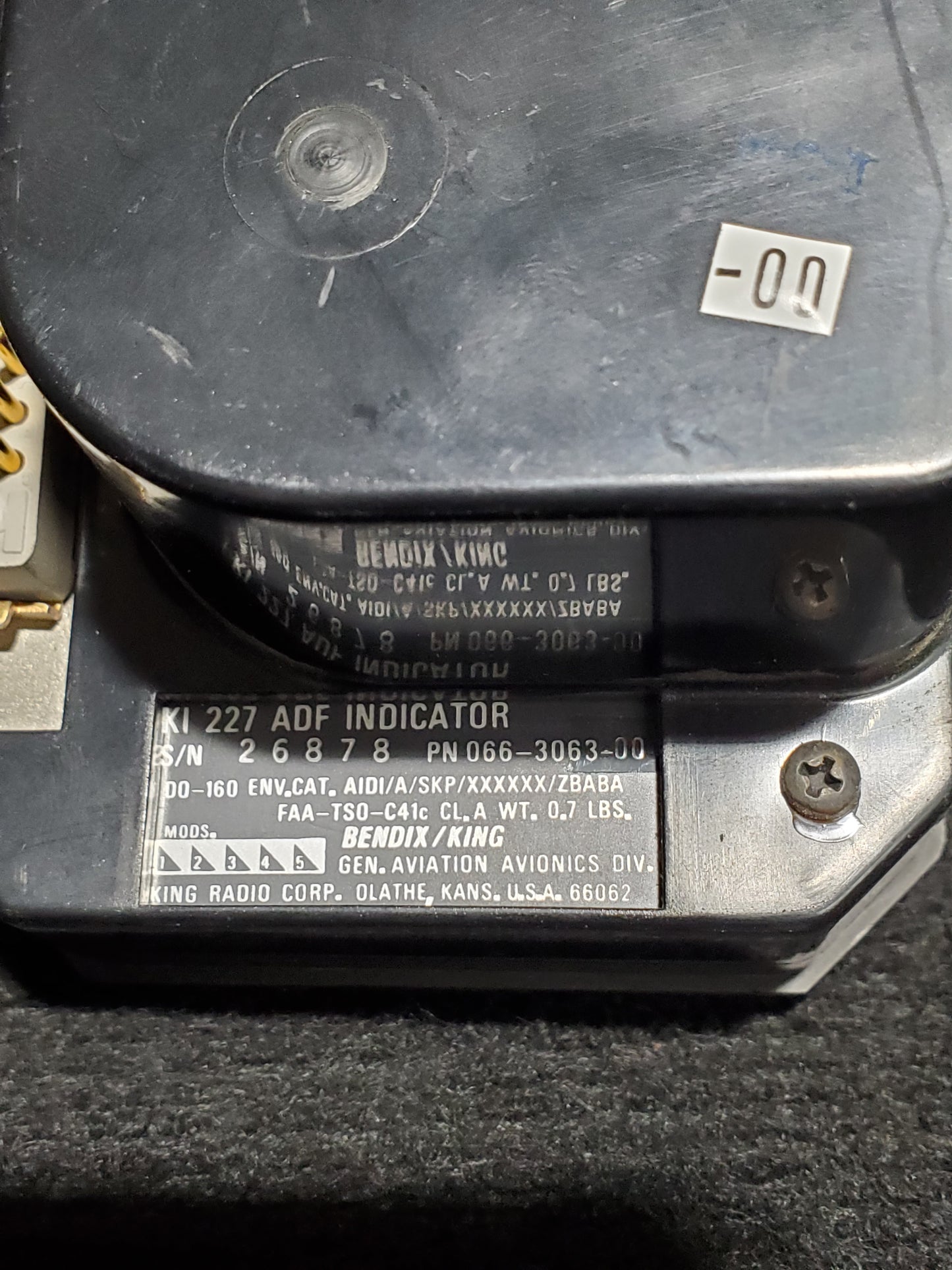 ADF Indicator KI 227 - Bendix/King - With ADF Radio KR 87 - C-GPZL