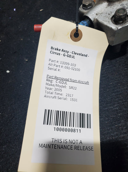 Brake Assy - Cleveland - Cirrus - G-GDJL