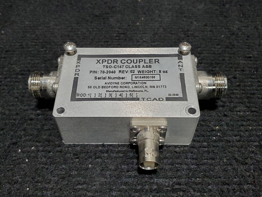 XPDR Coupler - Avidyne Corp - OO-SEX