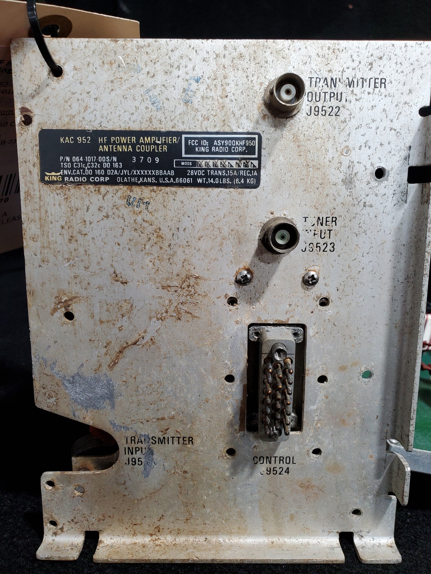 KAC 952 HF Power Amplifier Antenna Coupler - King - Cessna - 5Y-RNA