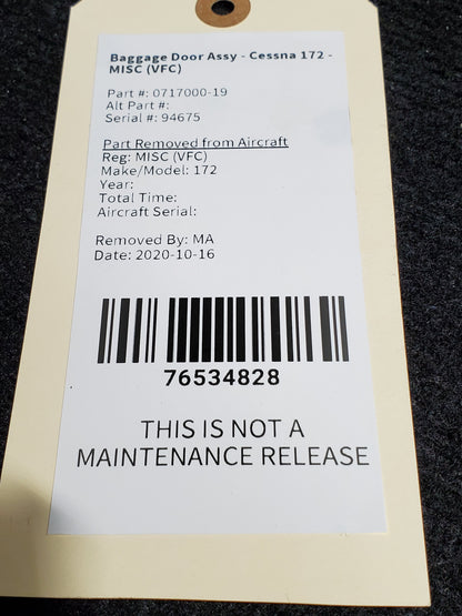Baggage Door Assy - Cessna 172 - MISC (VFC)
