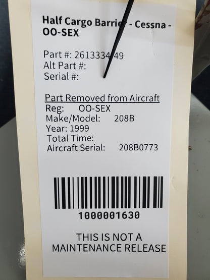 Half Cargo Barrier - Cessna - OO-SEX