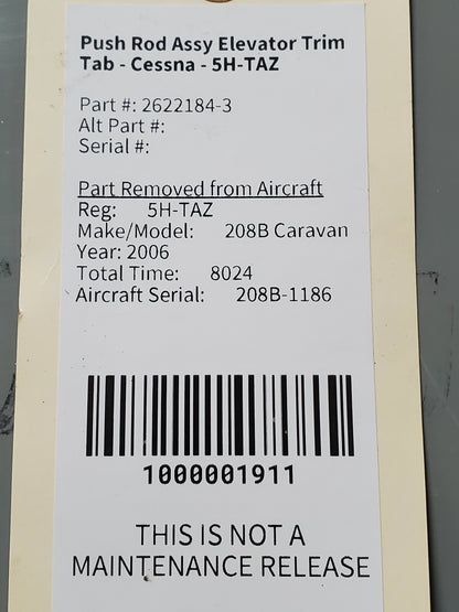 Push Rod Assy Elevator Trim Tab - Cessna - 5H-TAZ