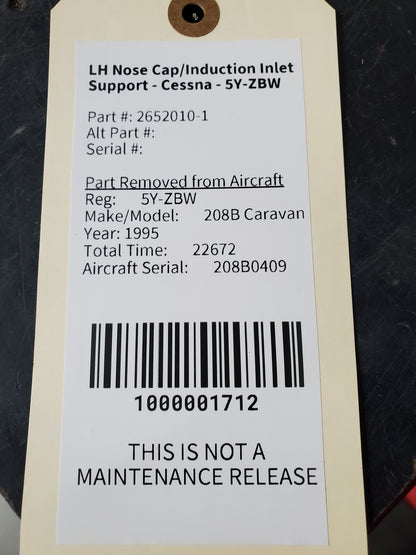 LH Nose Cap/Induction Inlet Support - Cessna - 5Y-ZBW
